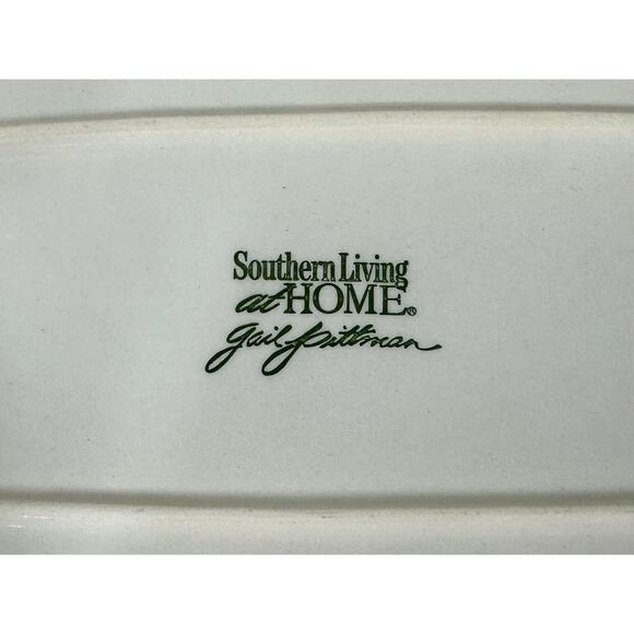 Southern Living at Home Veranda Platter Gail Pittman 18" x 10” Rectangle Floral - Picture 6 of 8
